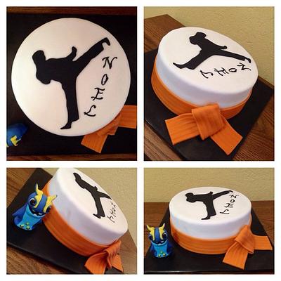 Karate Birthday - Cake by N&N Cakes (Rodette De La O)