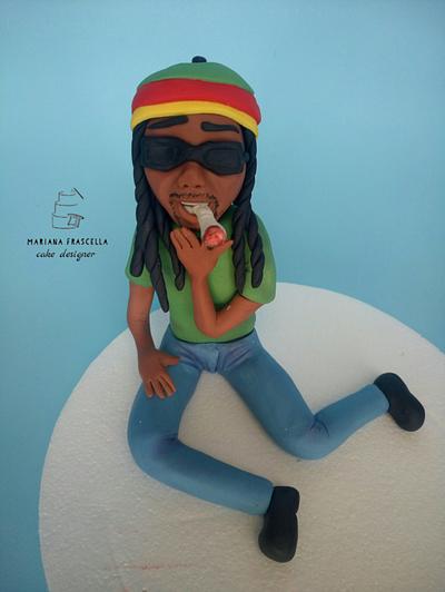 Bob Marley - Cake by Mariana Frascella