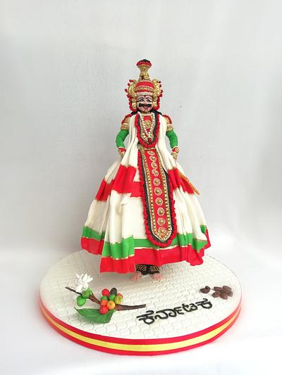 Yakshagana Cake - Cake by Minna Abraham