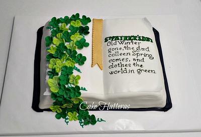 St. Patrick's Day Book Club Celebration - Cake by Donna Tokazowski- Cake Hatteras, Martinsburg WV