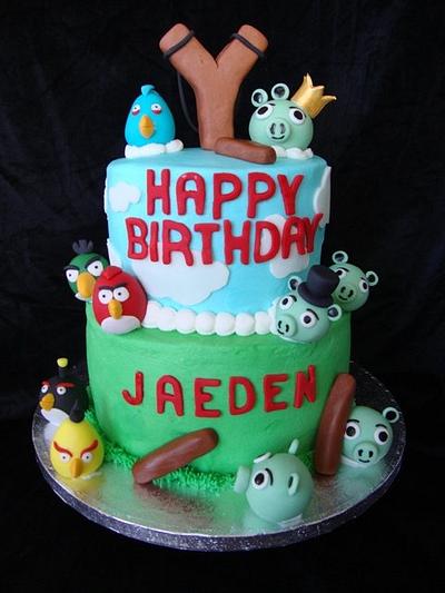 Angry Birds Cake - Cake by SongbirdSweets