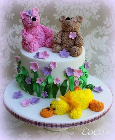 Teddy Bear birthday cake  - Cake by Lynette Brandl