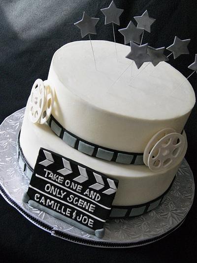 Movie themed groom's cake - Cake by Marney White