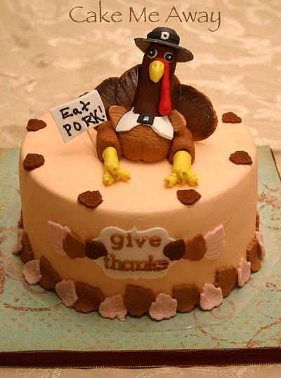 Thanksgiving Turkey Cake - Cake by Chrissy Rogers