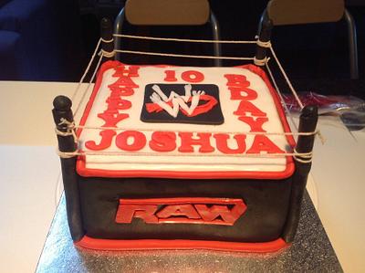 WWE RAW Wrestling Arena Birthday Cake - Cake by Sweet Creative Cakes by Jena