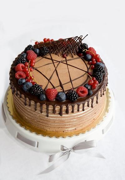 Chocolate and fruit heaven - Cake by Sugar Witch Terka 