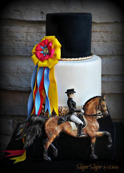 "Dressage" - Sport Cakes for Peace Collaboration - Cake by Sandra Smiley