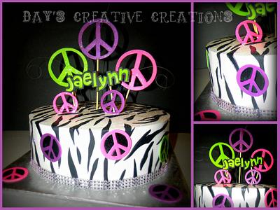 Peace and print - Cake by Day