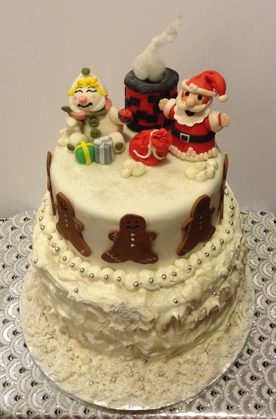 Happy Birthday Snowgirl Megan - Cake by June ("Clarky's Cakes")