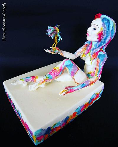 Angelina - CPC's World Cancer Day Collaboration 2018  - Cake by Torte decorate di Stefy by Stefania Sanna