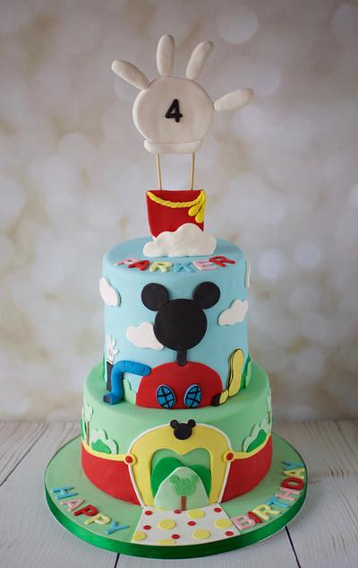 Mickey Mouse Clubhouse Icing Smiles Cake - Cake by Hello, Sugar!