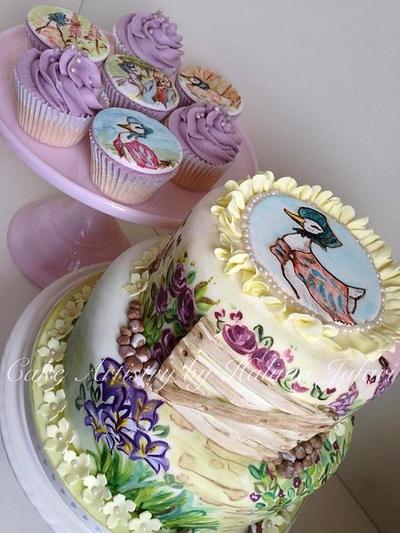 Jemima Puddleduck Baby Shower cake - Cake by Halima Jafari
