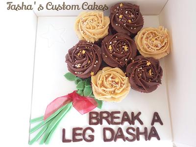 a good luck cupcake bouquet - Cake by Tasha's Custom Cakes