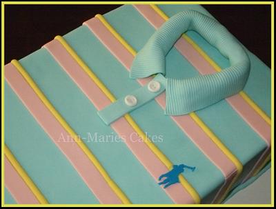 Spring Polo Shirt - Cake by Ann-Marie Youngblood