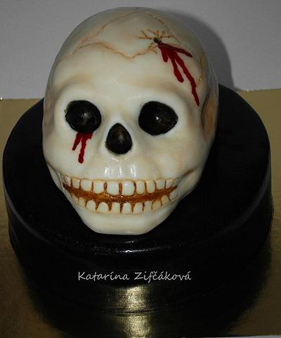 skull cake - Cake by katarina139