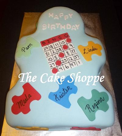 Autism/Bingo custom cake - Cake by THE CAKE SHOPPE