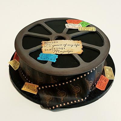 Movie roll cake - Cake by Sweet Mania