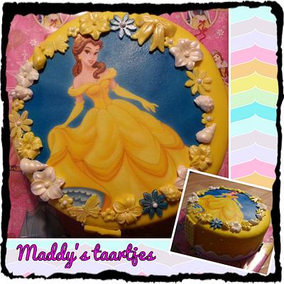 Princess Belle cake - Cake by maddy van pelt