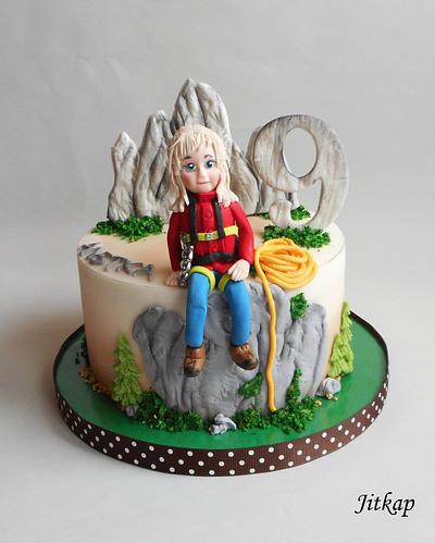 Birthday Mountaineering cake - Cake by Jitkap