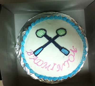 Badminton Cake - Cake by FiasCreations