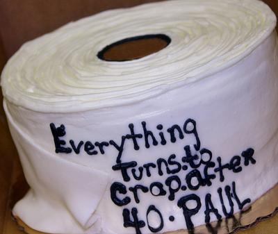 Toilet paper cake!   - Cake by Nancys Fancys Cakes & Catering (Nancy Goolsby)