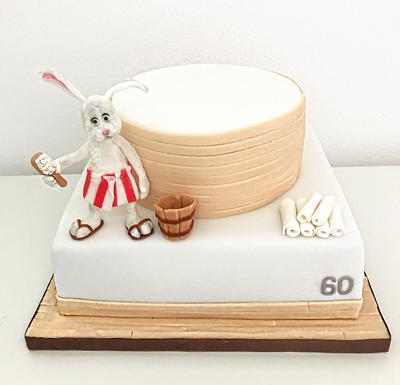 Mr. Rabbit & Sauna - Cake by Dasa