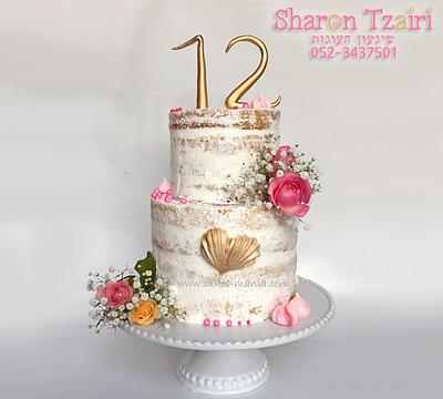 naked cake for bat-mitzva party - Cake by sharon tzairi - cakes-mania