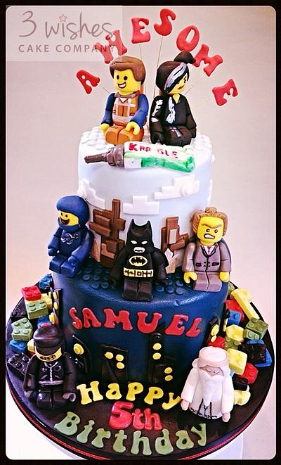 Lego Movie Cake - Cake by 3 Wishes Cake Co