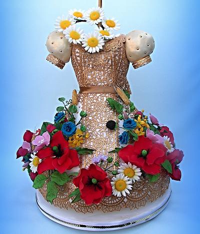Dress for the princess of Slovak folk tale - Cake by Zuzana Bezakova