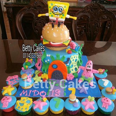 spongebob cake - Cake by BettyCakesEbthal 