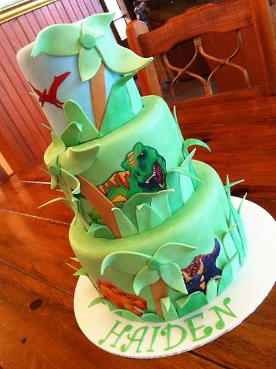 Dinosaur Cake - Cake by Kendra