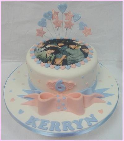 One Direction Girls Birthday Cake White - Cake by Cakes by Lorna