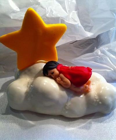 Baby Superhero Cake Topper - Cake by dledizzy