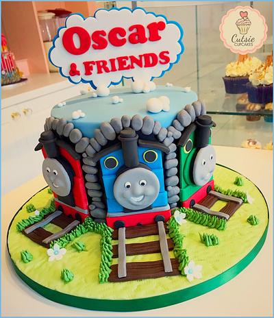 Thomas the Tank Engine - Cake by Cutsie Cupcakes