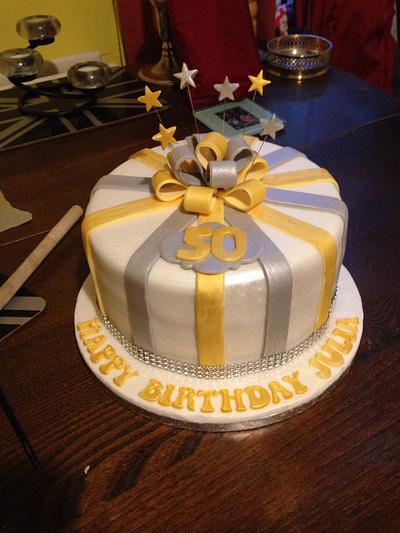 50th birthday cake  - Cake by SoozyCakes
