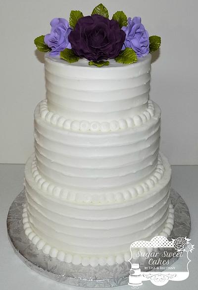 Textured BC  - Cake by Sugar Sweet Cakes
