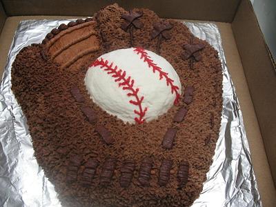 baseball glove - Cake by cher45