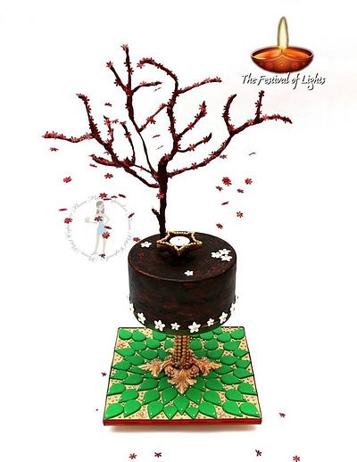 Festival of Lights Collaboration - Cake by Beau Petit Cupcakes (Candace Chand)