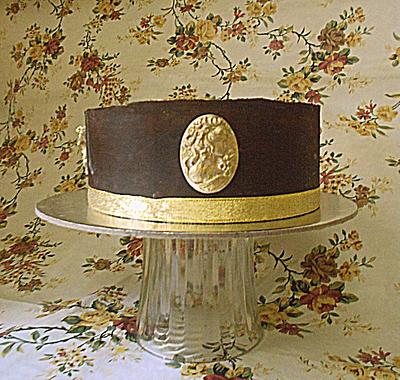 Gold and Brown  - Cake by The Baker's Chimney