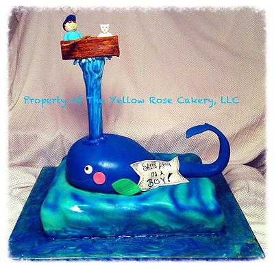 Ships Ahoy It's A Boy - Cake by The Yellow Rose Cakery, LLC