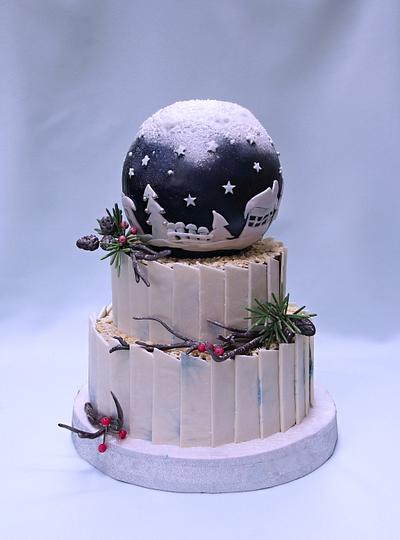 Winter landscape  - Cake by Zuzana Bezakova