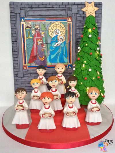 Christmas in the Vatican  - Cake by Sugar Art by Linda