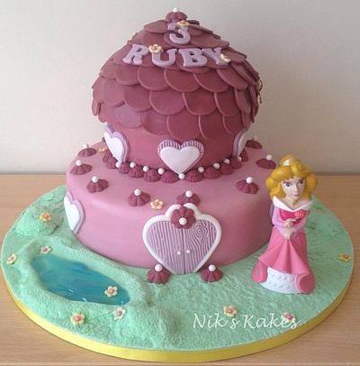 Princess Cupcake Castle - Cake by Nikskakes