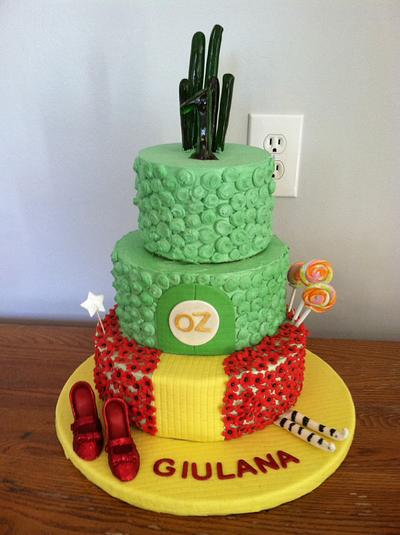 Wizard of oz  - Cake by Angma4