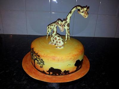 safari cake - Cake by Christie Storey 