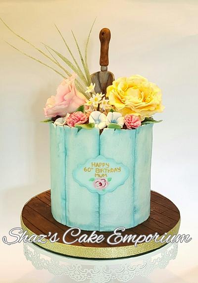 Garden cake  - Cake by Shazyone