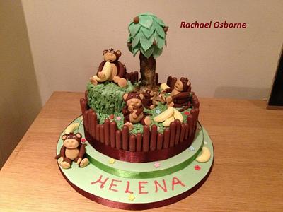 Monkey's - Cake by Rachael Osborne
