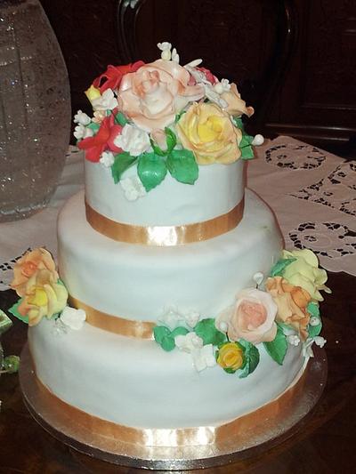 torta fiorita - Cake by maryangel