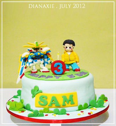 Gundam Cake - Cake by Diana