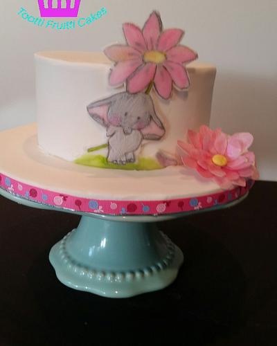 Painted Elephant  - Cake by TooTTiFruiTTi